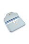 Women's Card Holder Wallet Baby Blue Card Compartment Accessory - 2