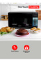OMMO2261 Microwave Oven with Digital Panel, 23L - 1100W - 4
