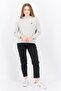 Women Hooded Long Sleeve Heather Sweaters, Grey Heather - 2