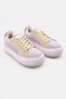 Women Suede Mayu Raw Lace Up Sports Shoes, Multicolor