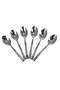 6pcs Tea Spoon Set, 14cm Stainless Steel Teaspoons, DC1944