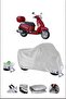 قفل Kymco LIKE200I متوافق مع غطاء دراجة نارية مقاوم للماء ومتين - رمادي