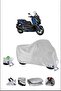 Yamaha X-Max250 Lock Compatible Waterproof Durable Motorcycle Tarpaulin-Gray