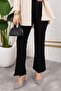 Women's Lycra Crepe Fabric Spanish Leg Trousers - 2