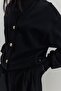 Black Homie Basic Cardigan - 2