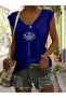Women's Oversize Loose V-Neck T-Shirt