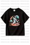 Shark Sighting Printed 3-Pack Unisex Black-White Kids T-Shirt - 3