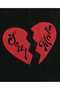 2-Pack Lover Soul Mate Combination Printed T-Shirt Unisex Loose Oversize Boyfirend - 2