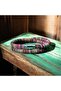 Ethnic Motif Fabric Wrap Bracelet – Elegance and Color Pinch - 3