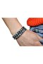 Ethnic Motif Fabric Wrap Bracelet – Elegance and Color Pinch - 2