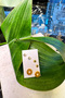 Steel Italian Design Zircon Stone Round Set of 3 Gold Gold Color 316L Earrings - 4