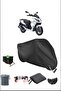 Rks Cityblade Resistant Lock Compatible Waterproof Motorcycle Brandasi-Black