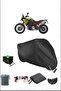 Black Bmw F900Gs Durable Lock Compatible Waterproof Motorcycle Tarpaulin