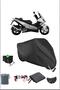 Black Gılera Nexus500 Durable Lock Compatible Waterproof Motorcycle Tarpaulin