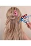 Women's Pastel Tones Bun Bow Hairpin Set of 5 Hairpins - 2