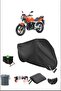 قماش القنب للدراجات النارية المقاوم للماء متوافق مع قفل متين من Black Rule Gt170