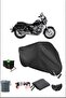 قماش القنب للدراجات النارية المقاوم للماء متوافق مع قفل متين Kuba Superlight150