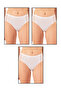 Özkan 25592 3-Pack Women's Cotton Modal Flexible Comfortable Lace Bato Panties