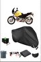 Black Bmw R1100Gs Durable Lock Compatible Waterproof Motorcycle Tarpaulin
