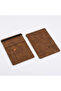 Unisex Passport Bank Card - Travel Purpose, Leather Case, Coffee Color Wallet