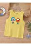 Cartoon Character Printed Sleeveless Children's T-Shirt