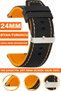 24mm Silicone Watch Band Strap Compatible with Fossil-Welder-Casio-Seiko-Omega-Armani Watch A5424