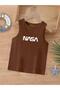 Cartoon Character Printed Sleeveless Children's T-Shirt
