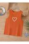 Cartoon Character Printed Sleeveless Children's T-Shirt