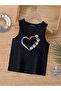 Cartoon Character Printed Sleeveless Children's T-Shirt