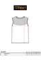 Özkan 7365 Women's Premium Soft Comfortable Fabric Viscose Lace Detailed Zero Sleeve Knitted Blouse - 7