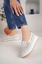 Genuine Leather Women's Daily Lightweight Comfortable Orthopedic Summer Comfort Shoes Dd9729 - 3