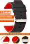 22mm Silicone Watch Band Strap Compatible with Fossil-Welder-Casio-Seiko-Omega-Armani Watch A5422