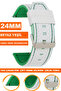 24mm Fossil-Welder-Casio-Seiko-Omega-Armani Watch Compatible Silicone Watch Band Strap A5424