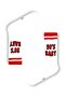 6-Piece Fashion and Style, Written Tennis Unisex Socks Set - 2