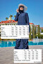 Remsa Design Fully Covered Hijab Swimsuit Full Length Long R027 Fatma Navy Blue - 6
