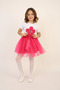 Girl's Sequin Flower T-Shirt Pink Tutu Skirt Suit April 23 October 29 Show Outfitnbl