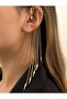 Bohemian Tassel, Pearl Detailed Pendant Earrings - 2