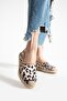 Leopard Women's Straw Sole Espadrille Comfortable and Ergonomic Shoes - 3