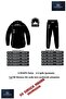 Hooded Children's "Bear Love" Printed Tracksuit Set - 3