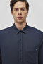 100% Cotton Slim Fit Single Pocket Shirt Men's Shirt 0211237 - 4