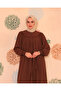 Roba Detailed Mihrimah Ferace Chocolate Brown