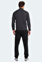 Reform Men's Zippered Stand Collar Dark Gray Tracksuit Set with Pockets - 2