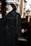 Black Silk Abaya Set - 3