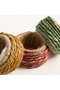 Khanpur Green Seagrass - Jute Napkin Ring 5 cm - 5