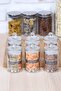 6 Pieces Vacuum Lid Mini Size 150 ml Glass Spice Jar