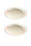 Chef Taste of 12 cm Oval Salad, Breakfast, Appetizer Plate Set of 2 - 2