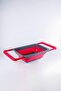Red Foldable Rectangular Strainer 5.5 Lt - 5