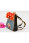 Covered Backpack with Inspired Women Figures Ethnic Bohemian Style Wallet Combination Mustard - 3