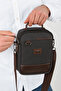2403 Canvas (Cotton) Messenger Bag Handbag Daily Bag with Shoulder Strap Black - 4