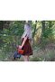 Covered Backpack with Inspired Women Figures Ethnic Bohemian Style Wallet Combination Mustard - 5